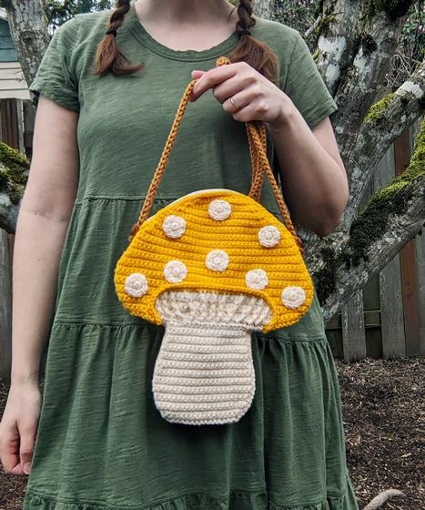 Mushroom Bag Crochet Pattern