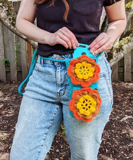 Vintage 70s Denim Purse