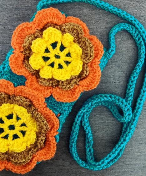Buy Dual Flower Bag CROCHET PATTERN Floral Bag Crochet Shoulder Bag and  Purse Summer Bag Crochet Bag Pattern Instant Download PDF Online in India -  Etsy