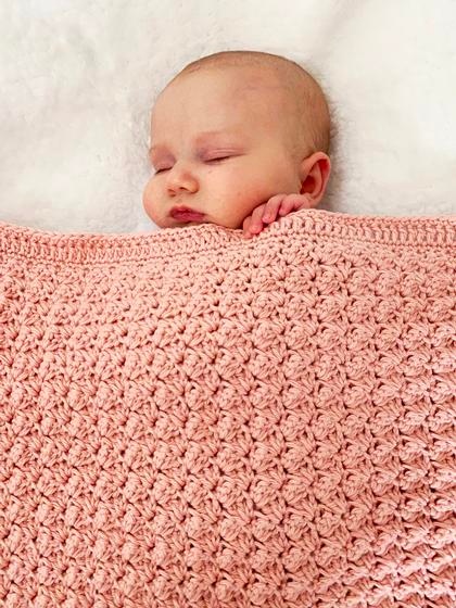 Crochet Baby Blanket Pattern Chunky Crochet Blanket Easy Pattern by Deborah  O'leary Patterns English Only 