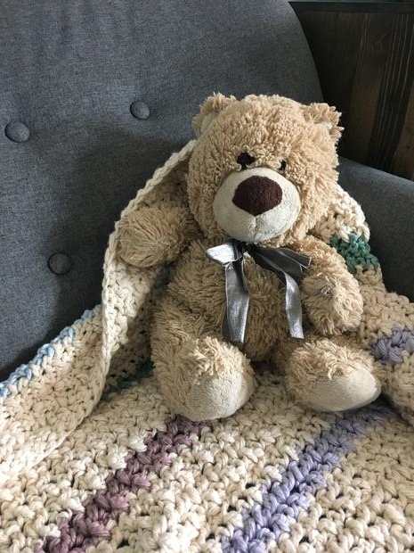 Teddy baby online blanket