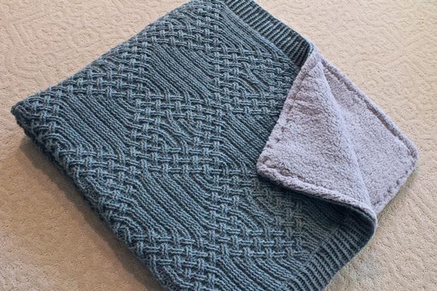 CROCHET PATTERN Diamond Cable Dishcloth 