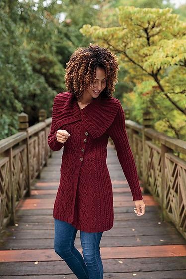 Big Pretzel Coat - knitting pattern