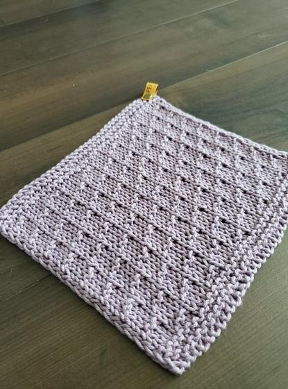 Double Fleck Dishcloth - knitting pattern