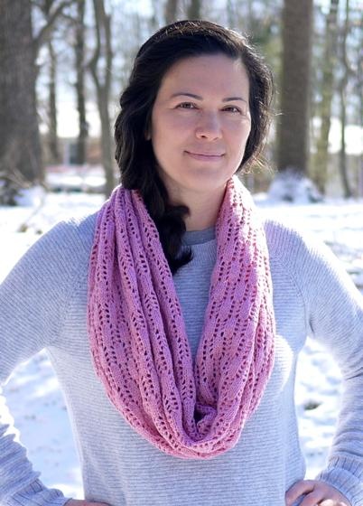 Bower Infinity Scarf - knitting pattern