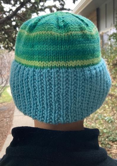 Doubled Up Hat - knitting pattern