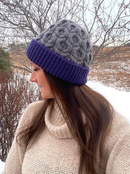 Spyglass Beanie - knitting pattern