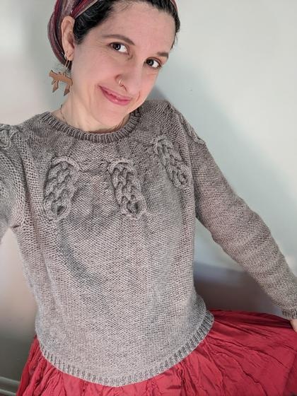 Challah Sweater - knitting pattern