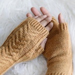 Comfy Fingerless Gloves - KnitPicks.com