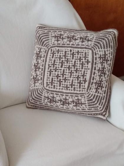 Meteor Shower Pillowcase - knitting pattern