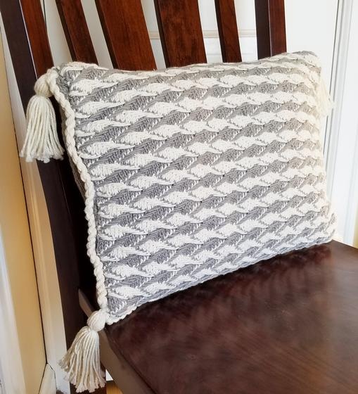 Jacquard Pillow - knitting pattern