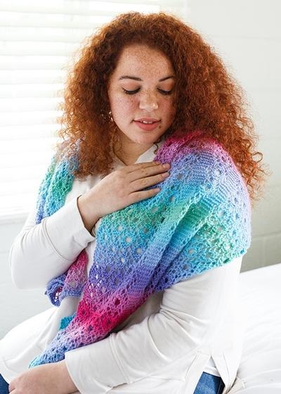 Lateral Sway Wrap - Elegant Knitting Pattern | KnitPicks