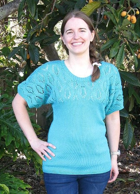 Sea Glass Tee - knitting pattern