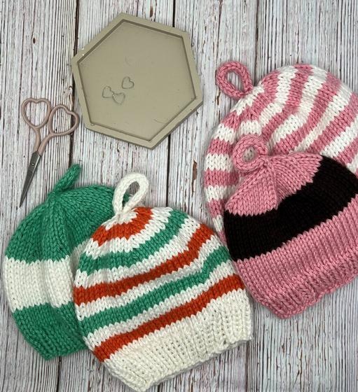 Celebrations Baby Hat - knitting pattern