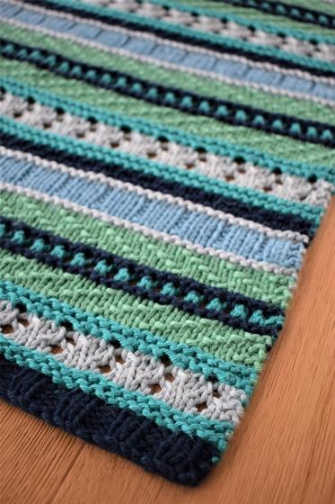 River Tay Baby Blanket - knitting pattern