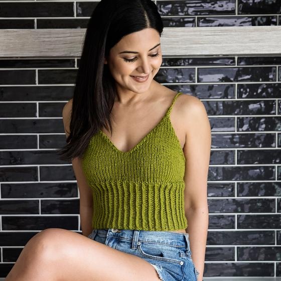 Simple Summer Top - knitting pattern