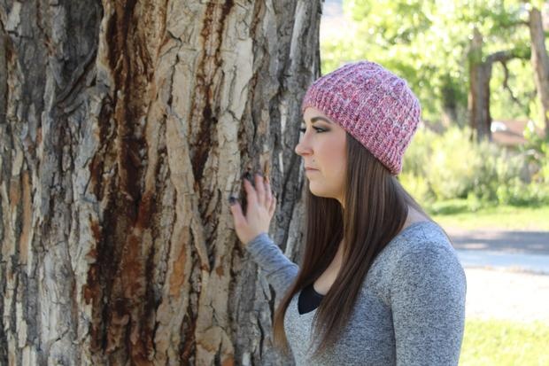 Vertical Lines Hat - knitting pattern