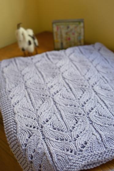 Wild Iris Blanket - knitting pattern