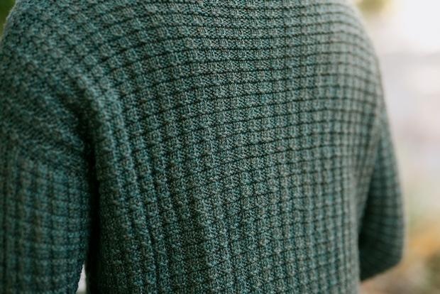 Waffle Stitch Pullover pattern by Emily Ringelman