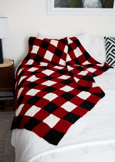 Buffalo Check Blush Plush Blanket