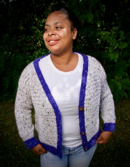 Varsity Cardigan - knitting pattern
