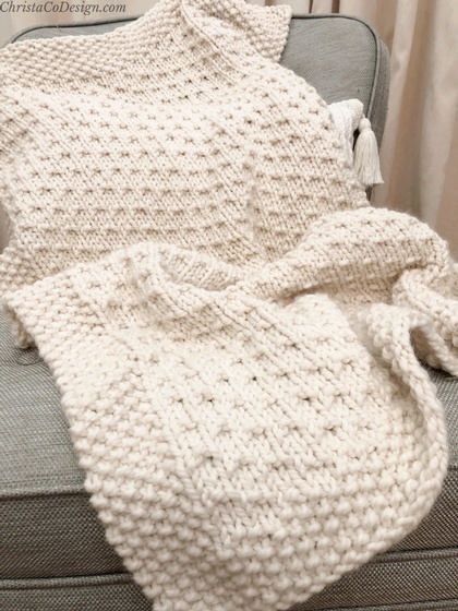 Bella Vita Blanket - knitting pattern