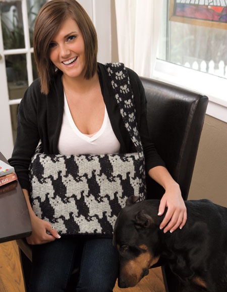 Cats & Dogs Satchel - knitting pattern