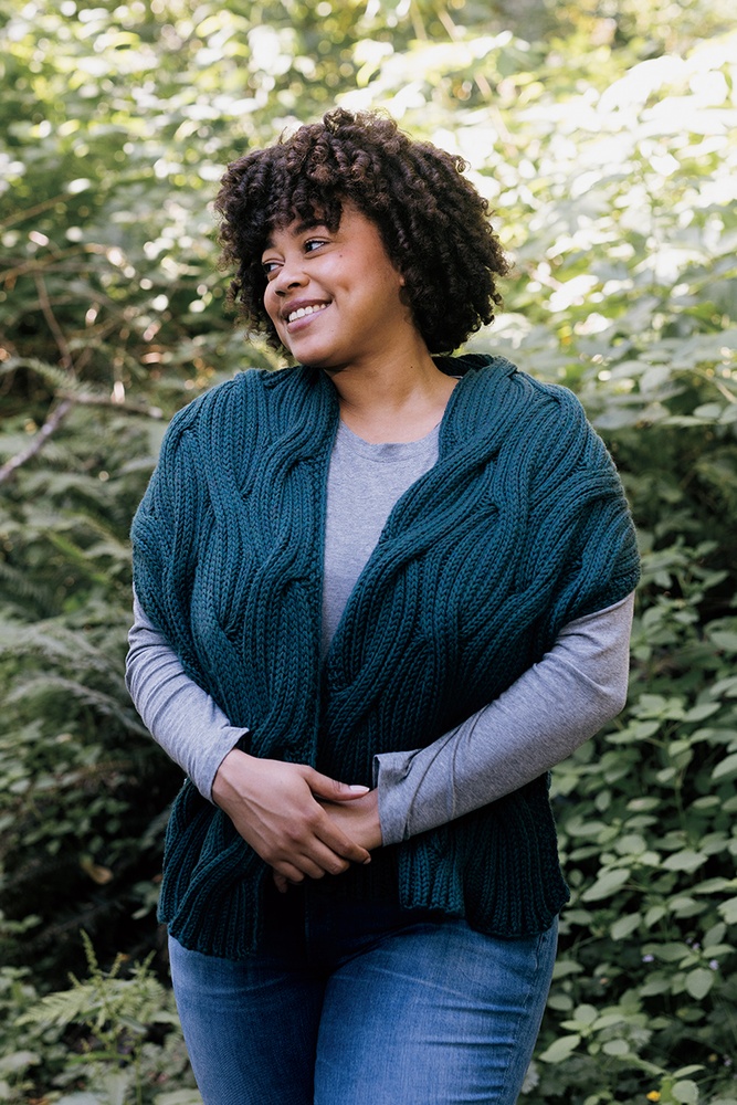 小物 Dime Wave Knit Scarf / Brown Wave Knit Scarf – Dime