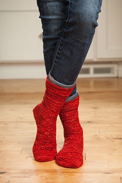 Stars and Stripes Socks - knitting pattern