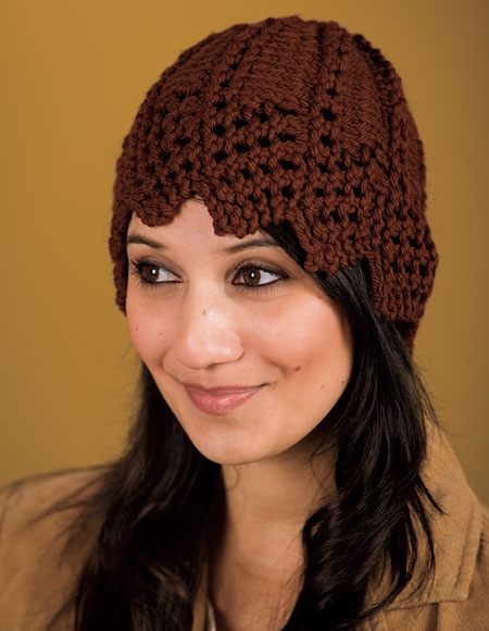 Sideways Hat - knitting pattern