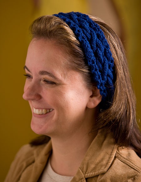 Chain Link Headband - knitting pattern