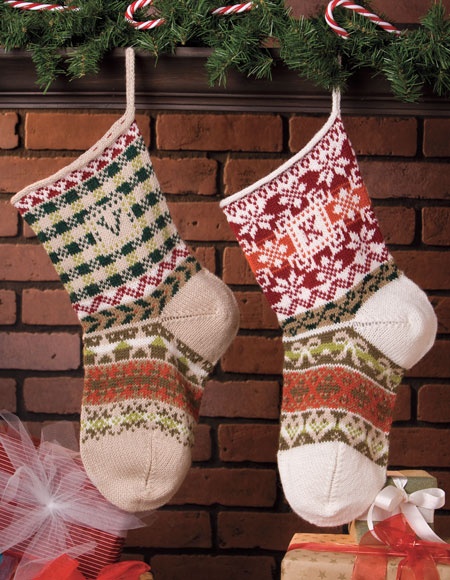 Hearthwarming Stocking - knitting pattern