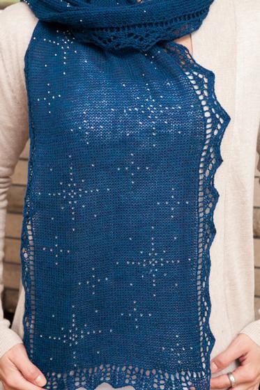 Starry Stole - knitting pattern