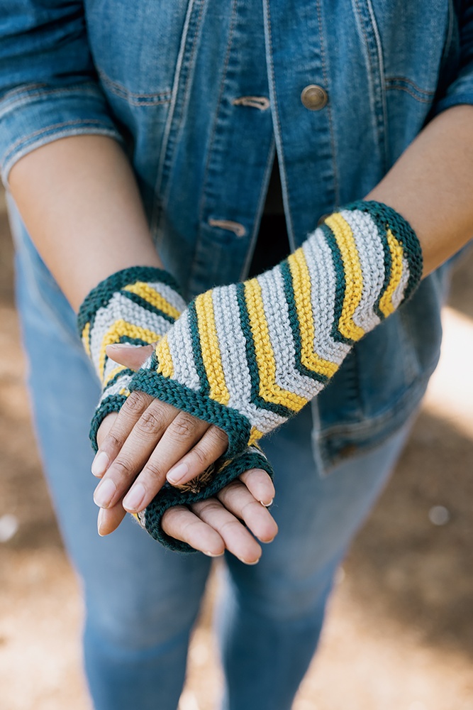 Crevasse Mitts - knitting pattern