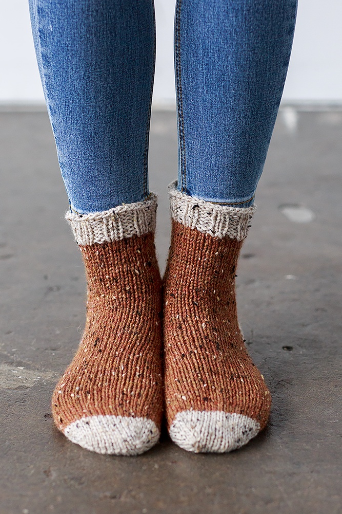 Worsted Socks - knitting pattern