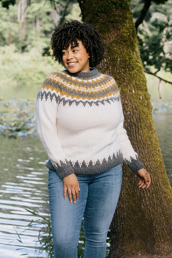 Eldfell Pullover - knitting pattern