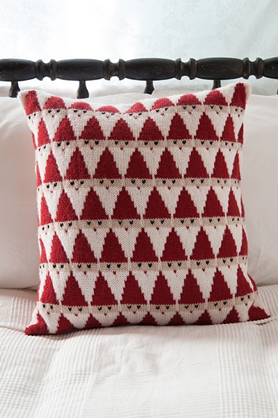 Santa Pillow - knitting pattern