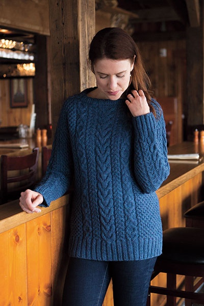 Lucky Gansey - knitting pattern