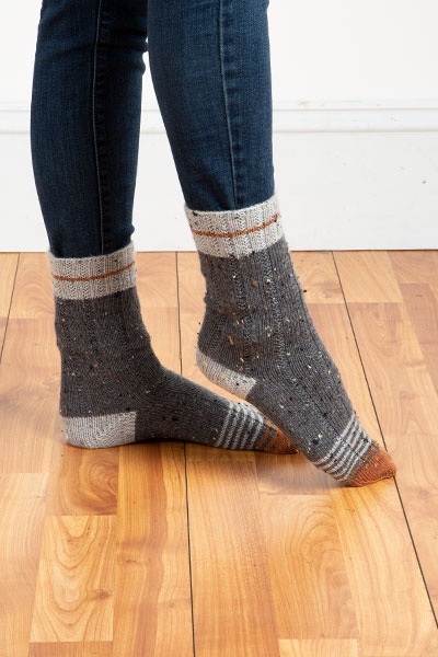 Chatter Lane Socks - knitting pattern