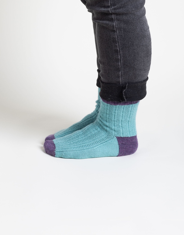 Thick Cozy Knee High Cable Knit Socks One Size