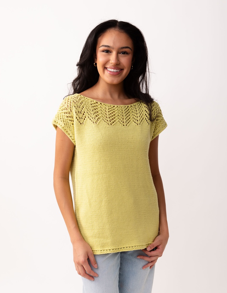 Cascades Tee - knitting pattern