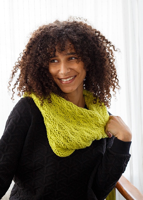 Flocking Cowl - knitting pattern