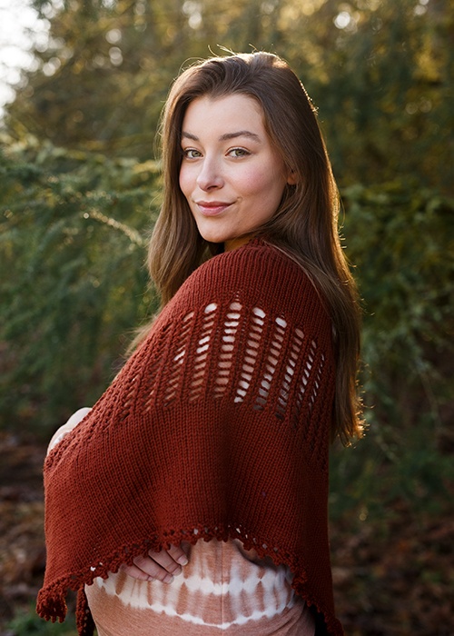 Rejilla Shawl: Heavy - knitting pattern