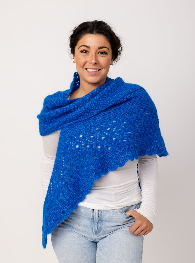 Soft Breezes Shawl: Heavy - knitting pattern