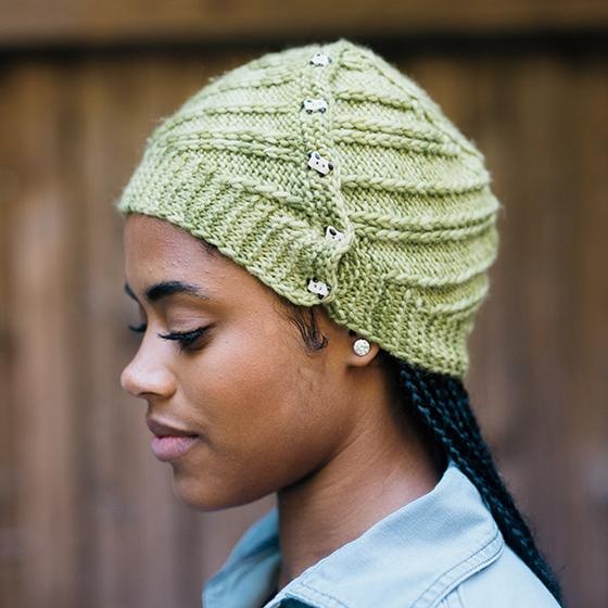 Helicoid Hat - Worsted - knitting pattern