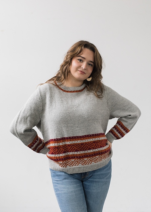 Paper Craft Pullover - knitting pattern