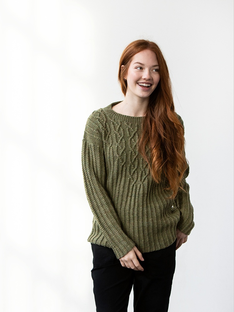 Roots Jumper - knitting pattern