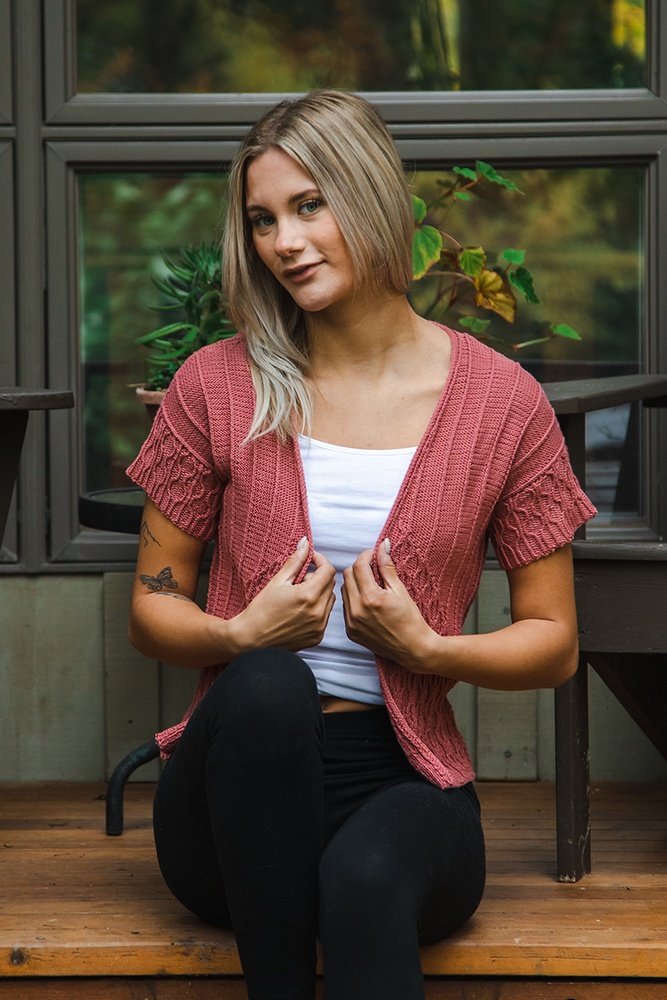 Spring Garden Cardigan - knitting pattern