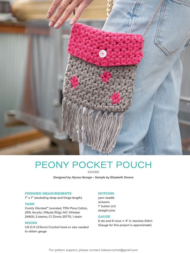 Peony Pocket Pouch