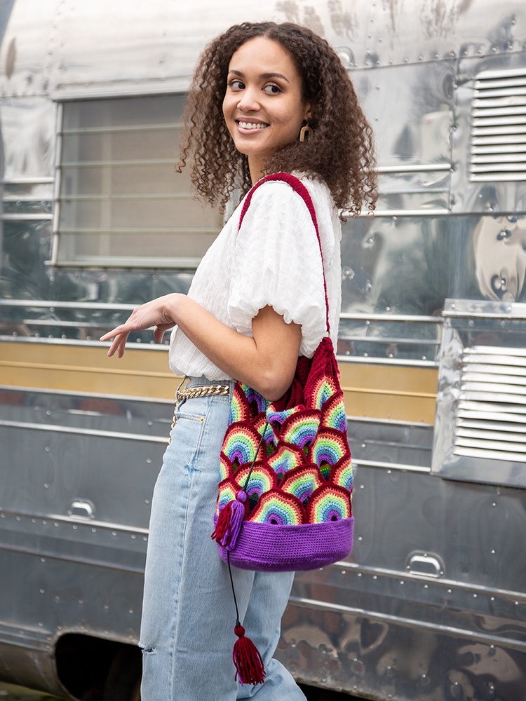 Rainbow Bucket Bag